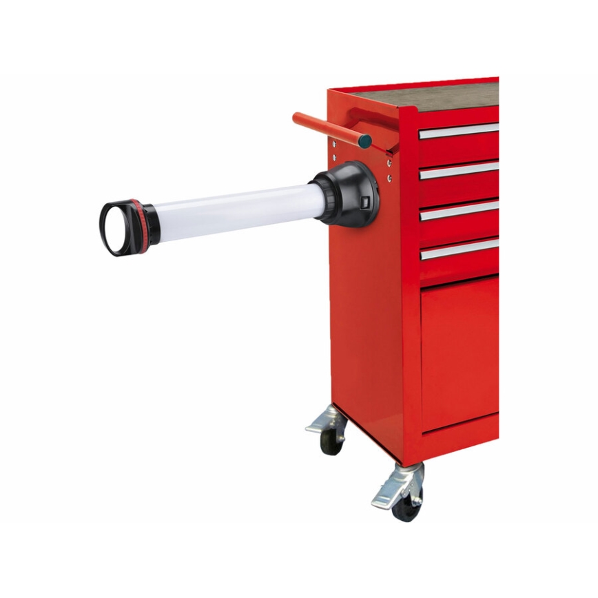 Extol - LED Uppladdningsbar magnetisk bärbar lampa LED /12W /9600 mAh / 7,4V IP65