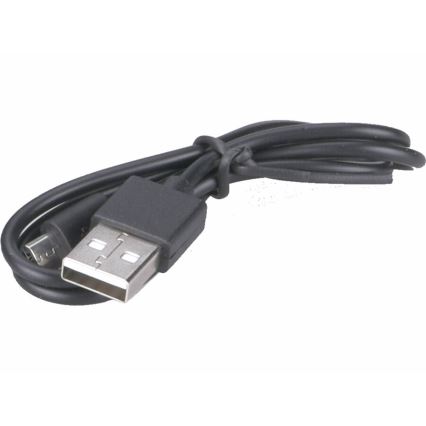 Extol - LED uppladdningsbar pannlampa med sensor LED/3W/1200 mAh/3,7V orange/svart