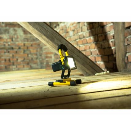 Extol - LED Uppladdningsbar strålkastare LED/10W/3600 mAh/8,4V IP65