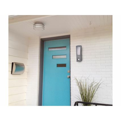 Extol - LED Utomhusvägglampa med sensor LED / 15W / 230V IP65