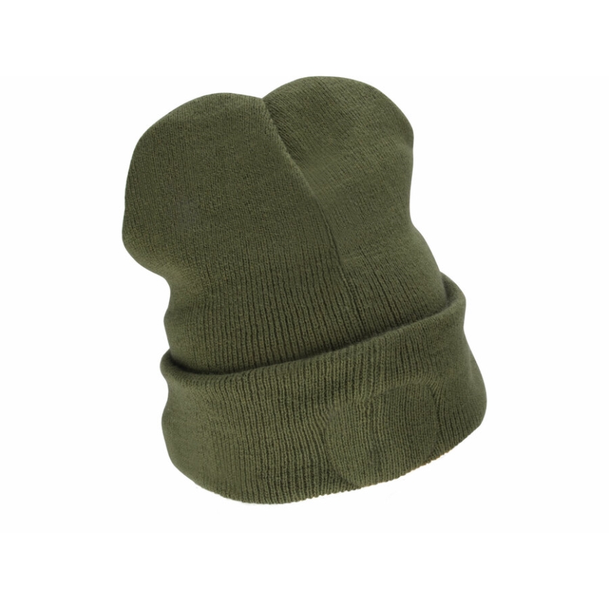 Extol - Mössa med pannlampa och USB-laddning 300 mAh neonorange/grön storlek UNI