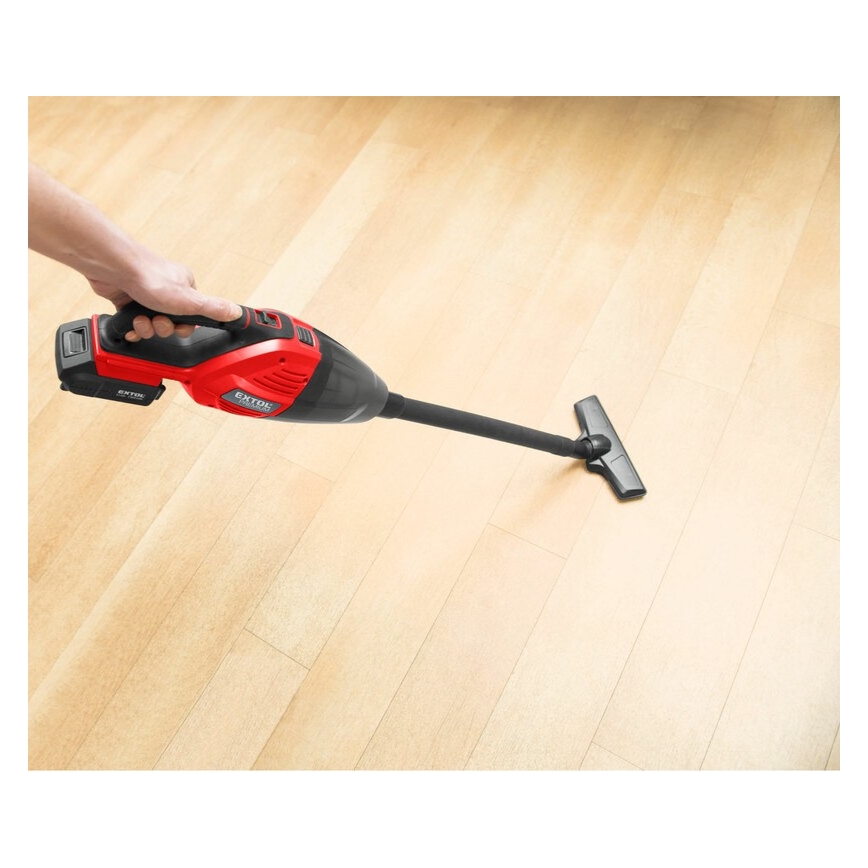 Extol Premium - Batteridriven dammsugare 2000 mAh 20V