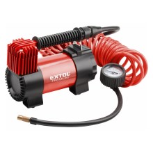 Extol Premium - Bilkompressor 12V med väska och tillbehör