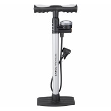 Extol Premium - Cykelpump med manometer och dräneringsventil