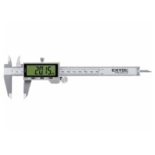 Extol Premium - Digital sliding metall measure 0-150 mm 1xCR1632 IP54