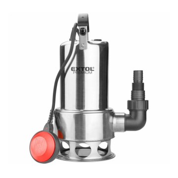 Extol Premium - Dränkbar slampump 1100W/230V rostfritt stål
