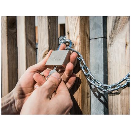 Extol Premium - Hänglås i metall 50 mm silver