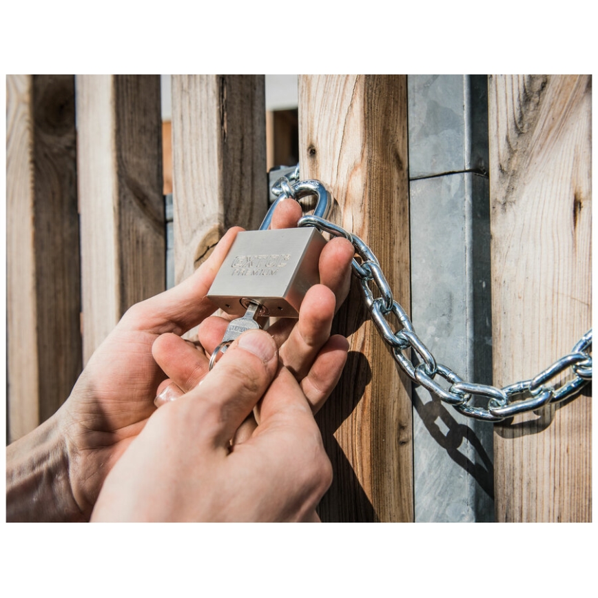 Extol Premium - Hänglås i metall 50 mm silver