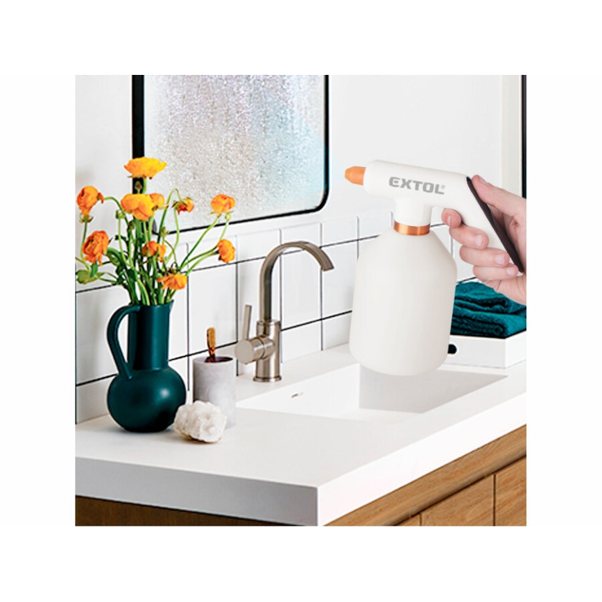 Extol Premium - Uppladdningsbar batteridriven spruta 1l 2000 mAh