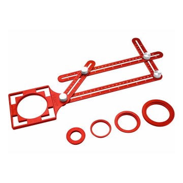 Extol Premium - Metallmall för överföring av vinklar och positioner med locator