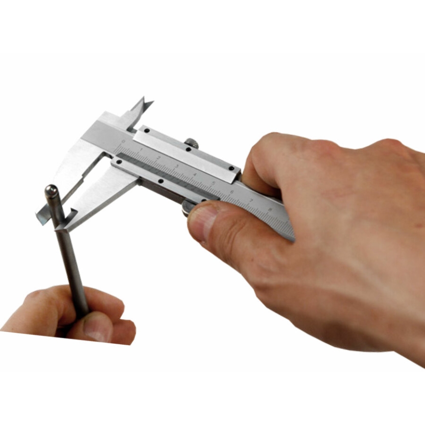 Extol Premium - Skjutbar metallskala 0-150 mm