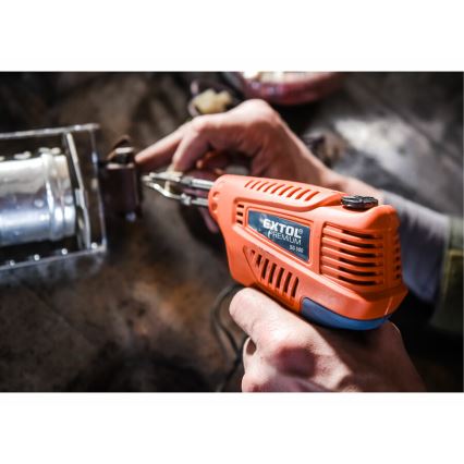 Extol Premium - Soldering gun with temperature regulation 200W/230V