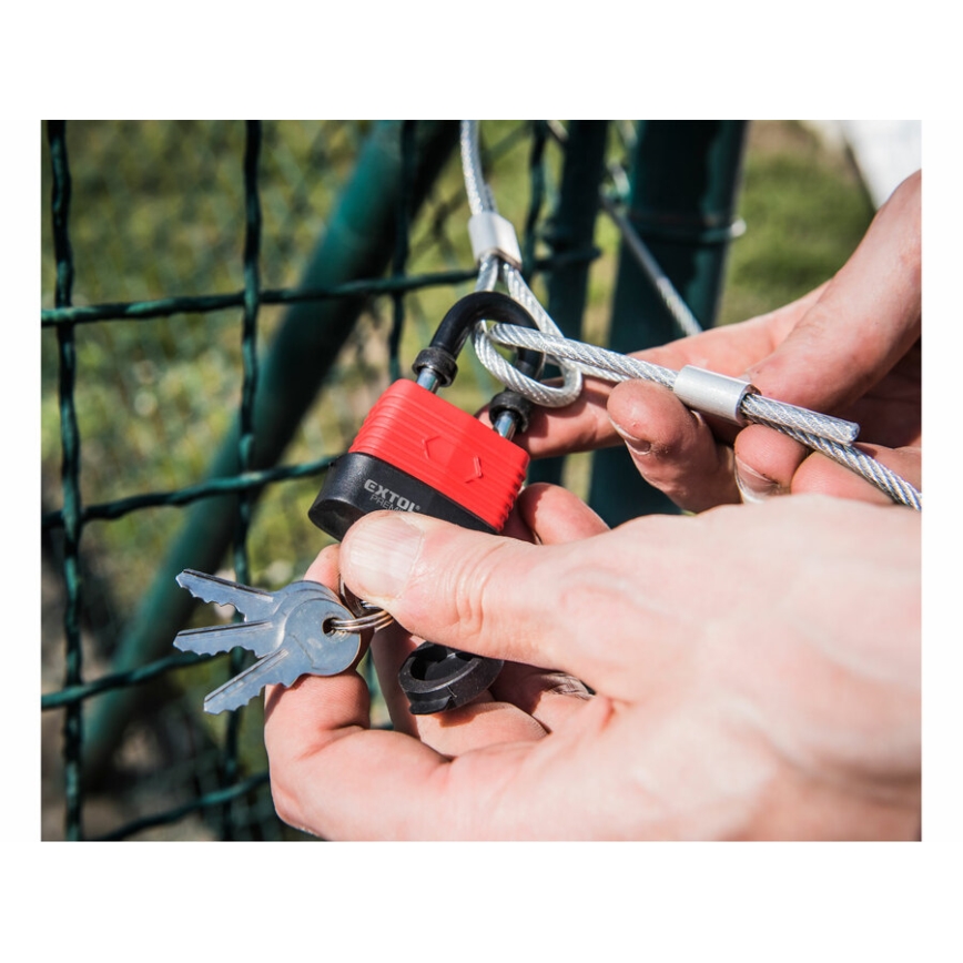 Extol Premium - Vattentätt hänglås 40 mm