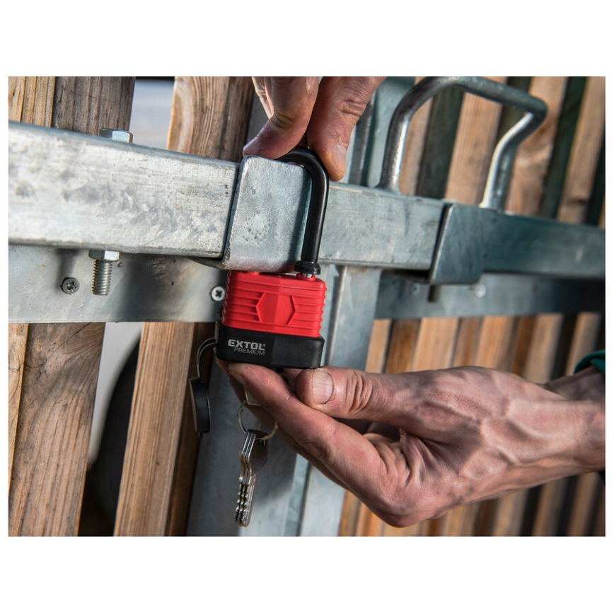 Extol Premium - Vattentätt hänglås förlängt 40 mm