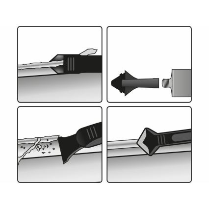 Extol - Set för spackling 8 delar