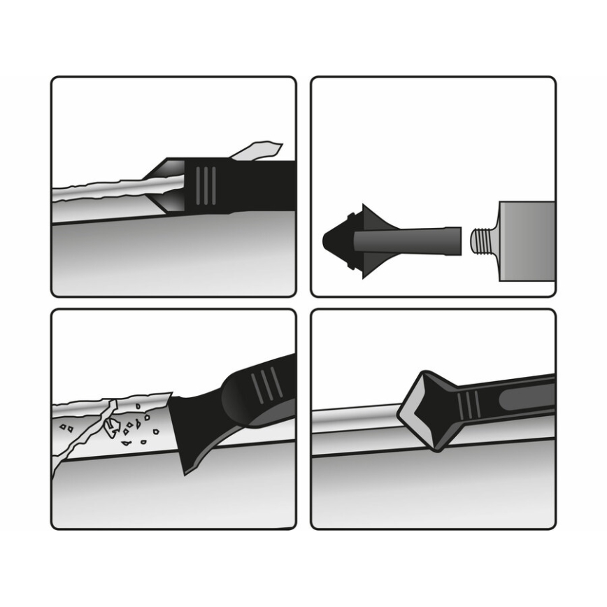 Extol - Set för spackling 8 delar