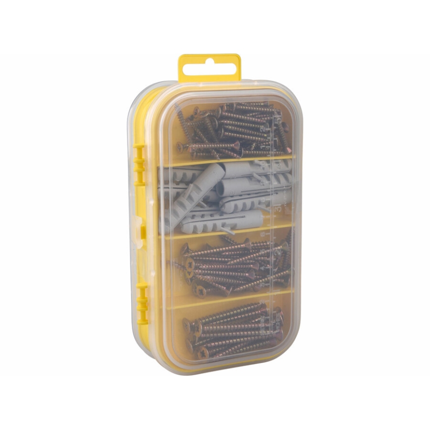 Extol - Skruvsats med döl 170 delar