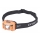 Extol - Uppladdningsbar LED-pannlampa med sensor och rött ljus LED/3W/1200 mAh/3,7V orange/svart