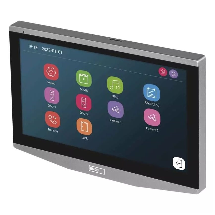 Extra monitor för videodörrklocka GoSmart 12V Wi-Fi Tuya