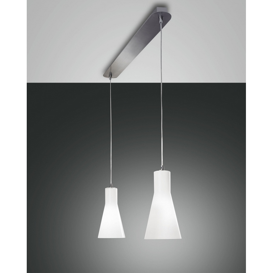 Fabas 2753/46/138 - Ljuskrona med snöre DIANA 2xE27/60W/230V