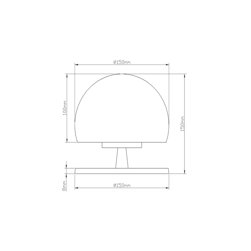 Fabas 3570-30-138 - LED Dimbar bordslampa MORGANA 1XG9/3W/230V
