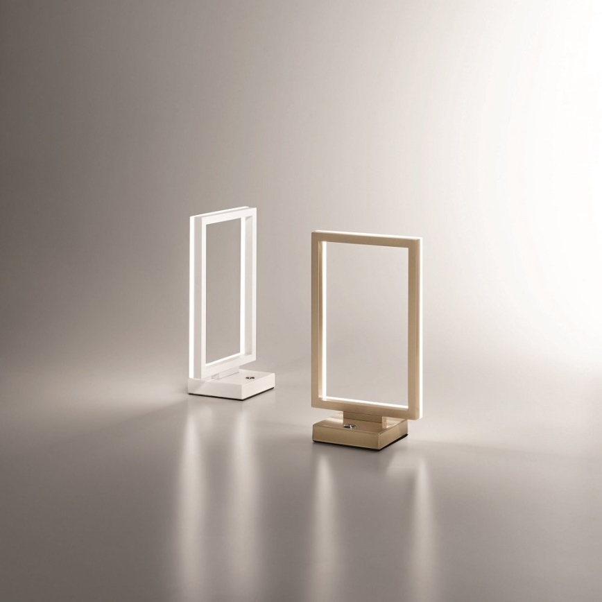 Fabas Luce 3394-30-225 - LED Dimbar bordslampa BARD LED/15W/230V guld