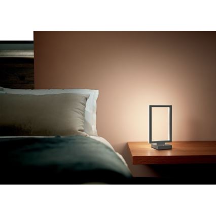 Fabas Luce 3394-30-282 - LED Dimbar bordslampa BARD LED/15W/230V antracit