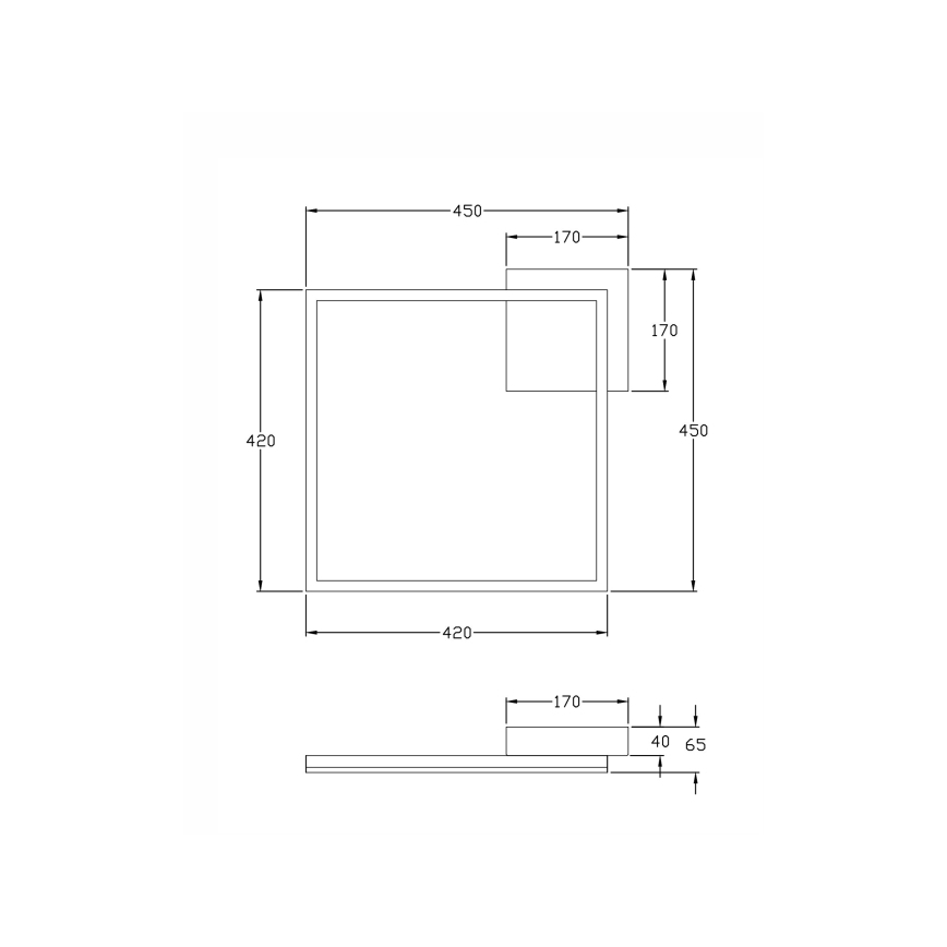 Fabas Luce 3394-61-225 - LED Dimbar taklampa BARD LED/39W/230V 3000K guld