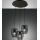 Fabas Luce 3677-47-101 - Ljuskrona med upphängningsrem CAMP 3xE27/40W/230V svart