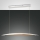 Fabas Luce 3697-40-102 - LED ljusreglerad ljuskrona på textilsladd CORDOBA LED/36W/230V vit/trä