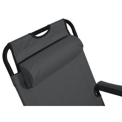 Fällbar justerbar stol antracit