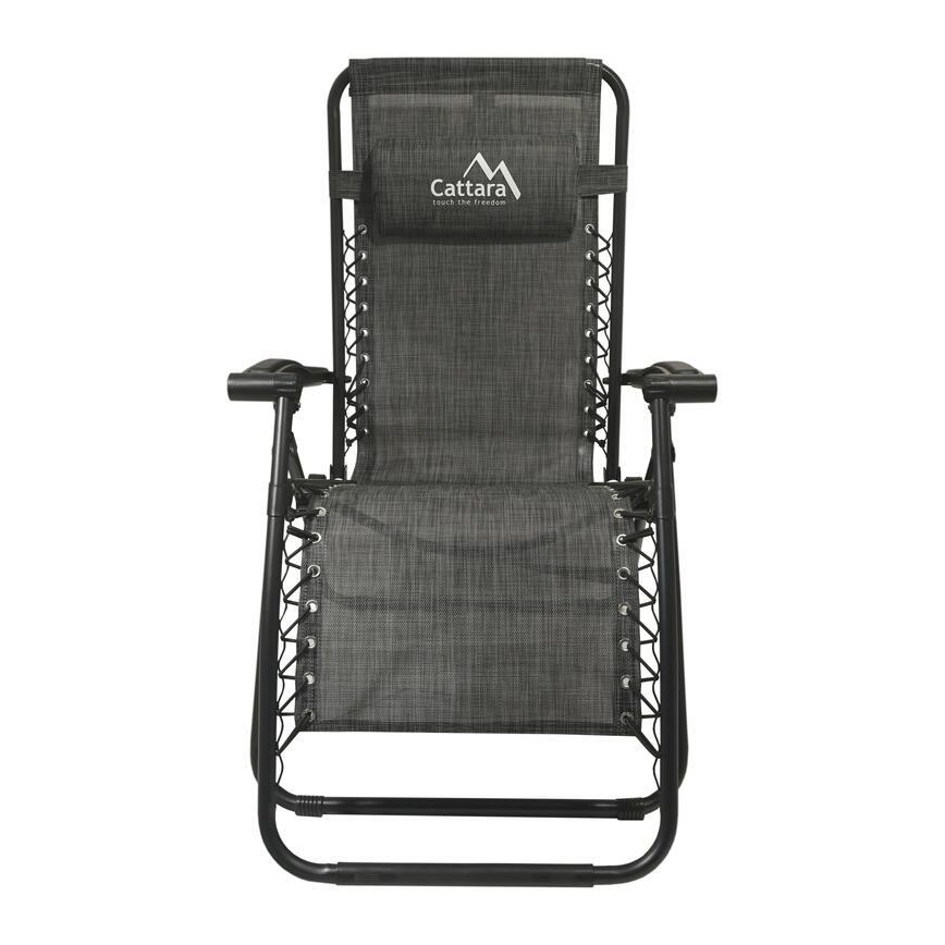 Fällbar justerbar stol antracit