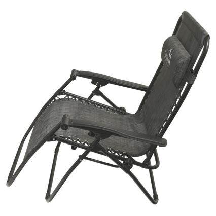 Fällbar justerbar stol antracit