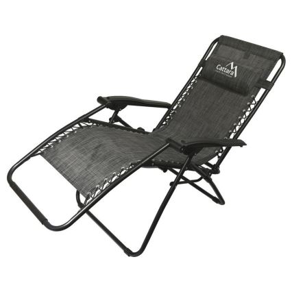 Fällbar justerbar stol antracit