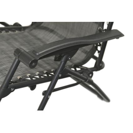 Fällbar justerbar stol antracit