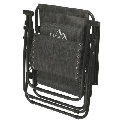 Fällbar justerbar stol antracit