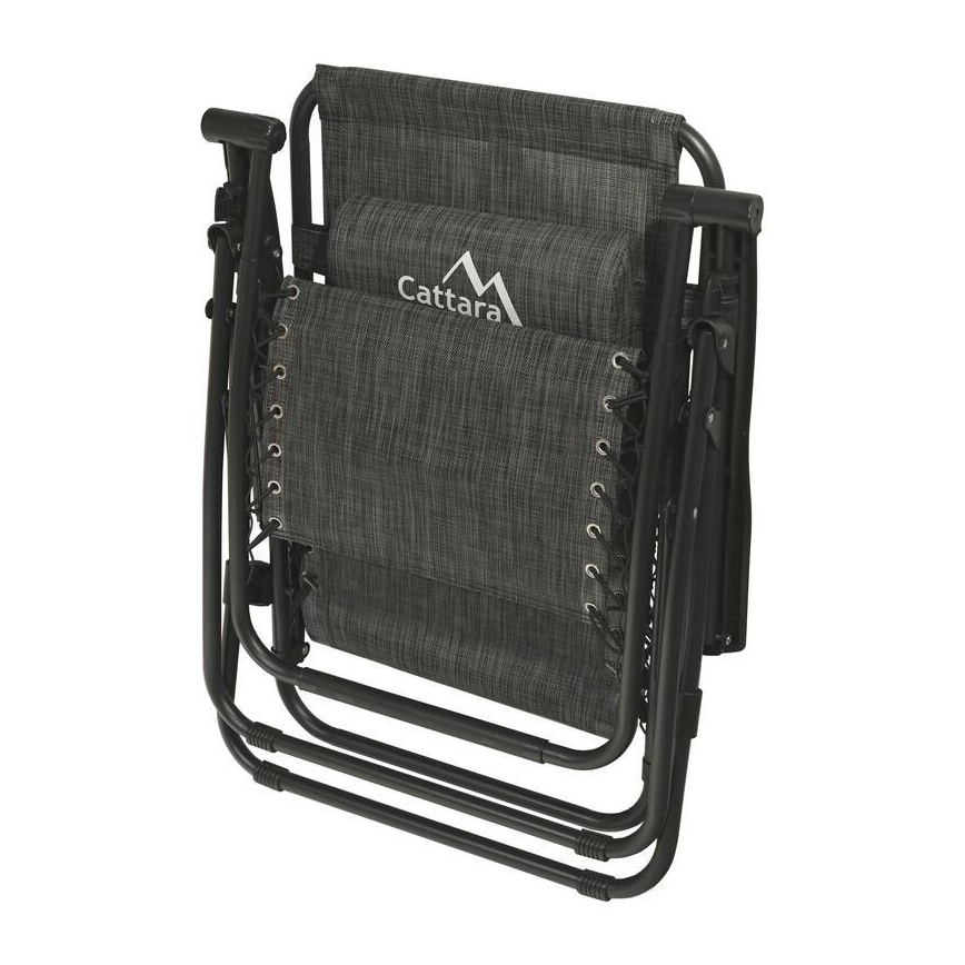 Fällbar justerbar stol antracit