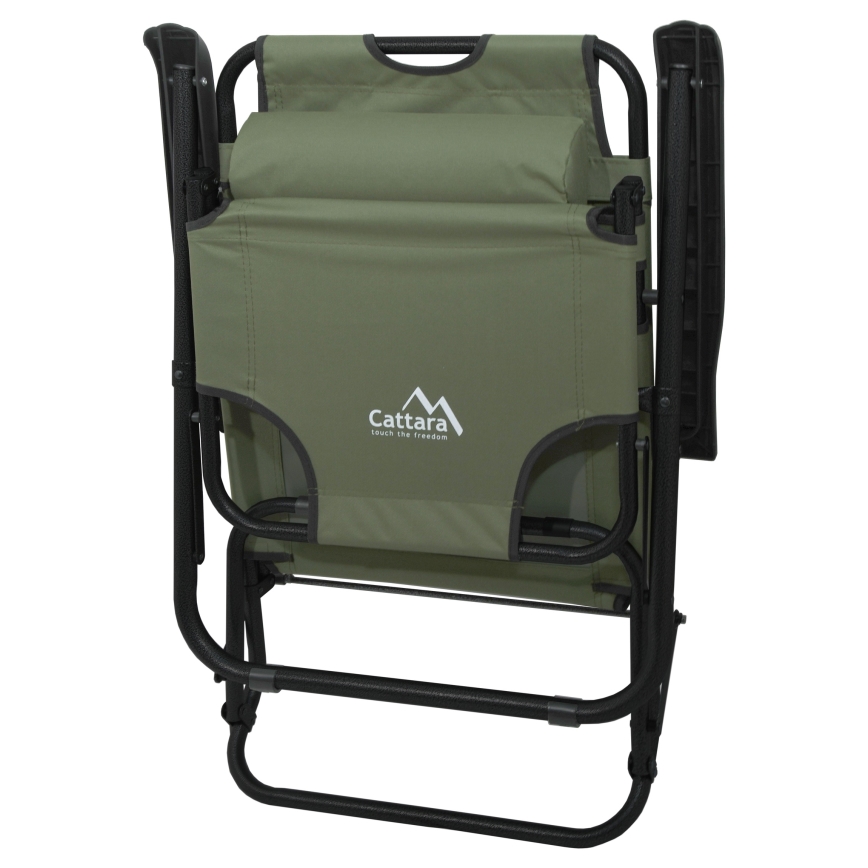 Fällbar justerbar stol grön/svart