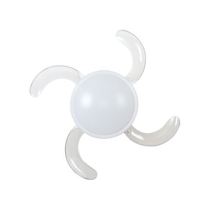 FANAWAY 212982 - Takfläkt EVORA 2xE27/20W/230V blank krom + fjärrkontroll