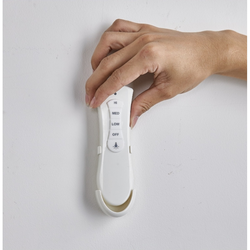 FANAWAY 212982 - Takfläkt EVORA 2xE27/20W/230V blank krom + fjärrkontroll