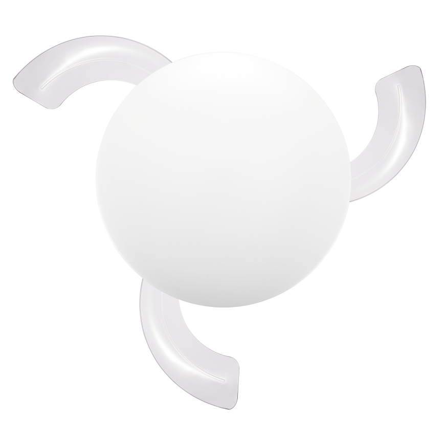 FANAWAY 21612949 - LED Dimbar takfläkt STROLL LED/30W/230V 2700/3500/5000K Ø 106 cm vit/klar + fjärrkontroll