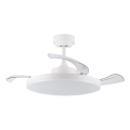 FANAWAY 21612949 - LED Dimbar takfläkt STROLL LED/30W/230V 2700/3500/5000K Ø 106 cm vit/klar + fjärrkontroll