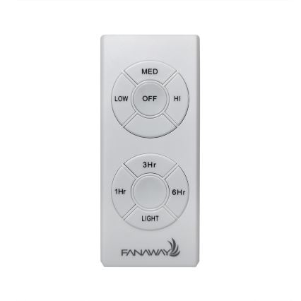 FANAWAY 512120 - Takfläkt EVORA 2xE27/15W/230V + fjärrkontroll