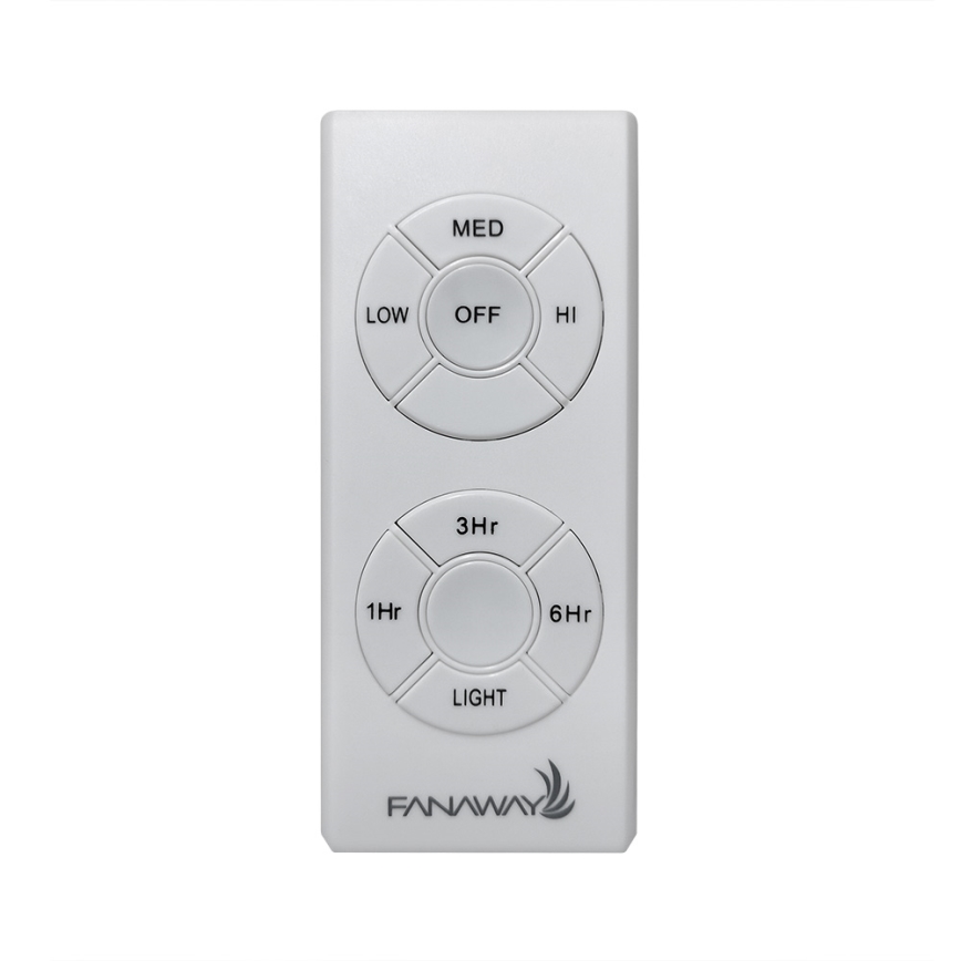 FANAWAY 512120 - Takfläkt EVORA 2xE27/15W/230V + fjärrkontroll