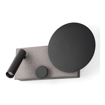 FARO 20065 - LED Dimbar liten vägglampa KLEE LED/10W/230V + LED/3W rätt