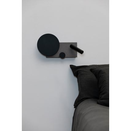 FARO 20066 - LED Dimbar liten vägglampa KLEE LED/10W/230V + LED/3W vänster