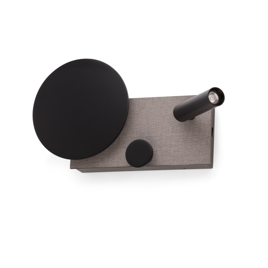 FARO 20066 - LED Dimbar liten vägglampa KLEE LED/10W/230V + LED/3W vänster