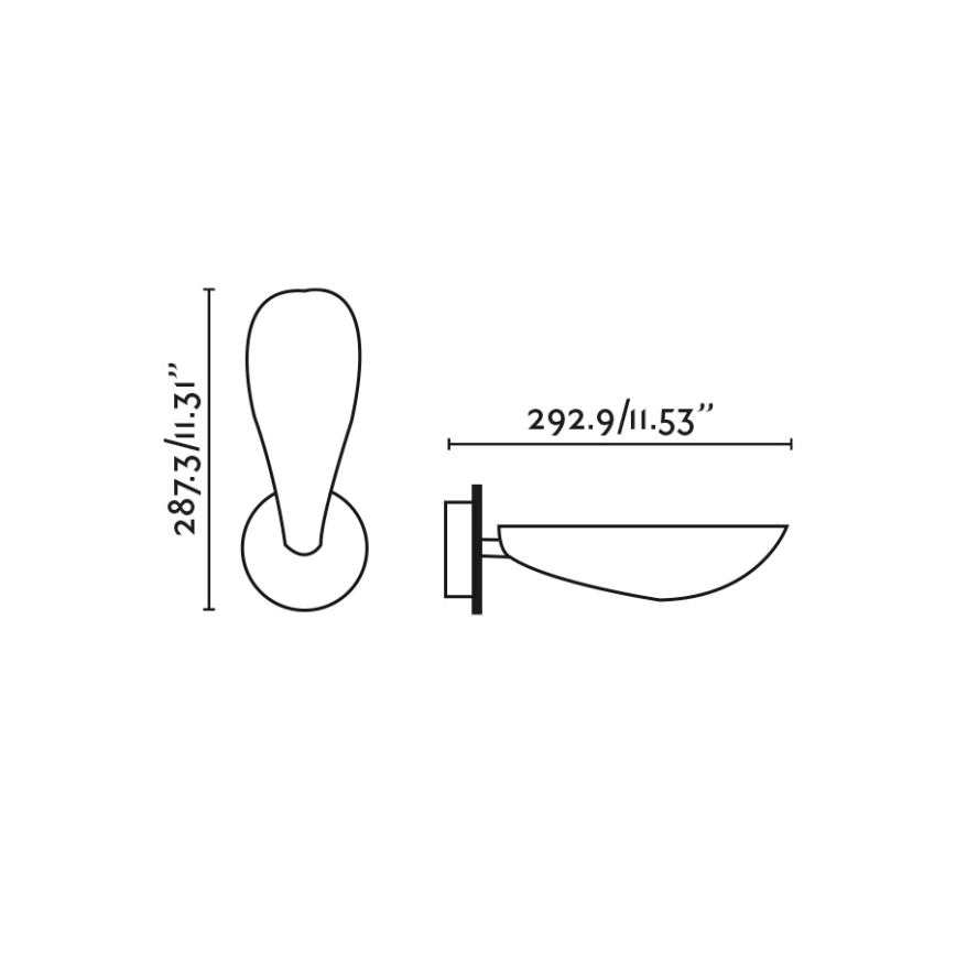 FARO 20077 - Vägglampa LIGERA 1xG9/6W/230V svart