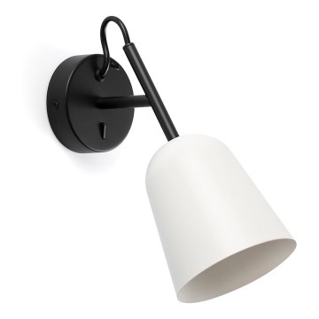 FARO 28258 - Vägglampa STUDIO 1xE14/8W/230V vit/svart