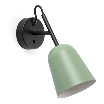 FARO 28259 - Vägglampa STUDIO 1xE14/8W/230V grön/svart